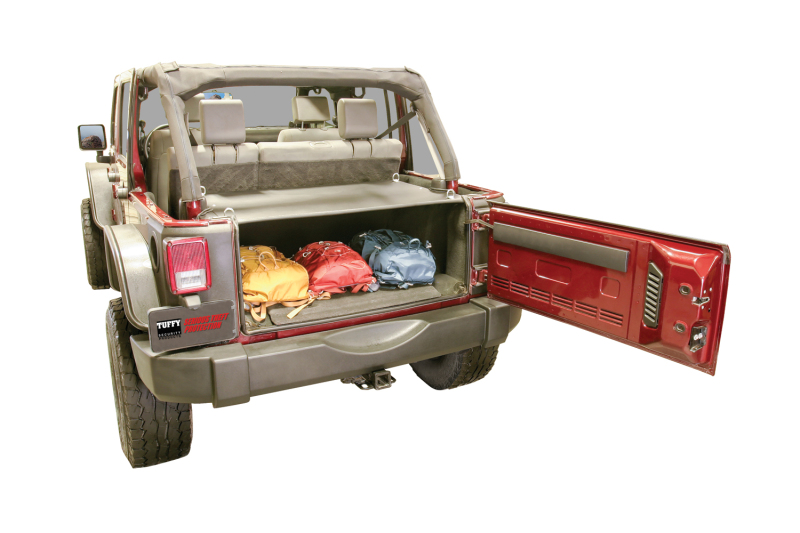 Jeep Wrangler JK Unlimited Tailgate Security Enclosure - Tuffy Products - Standard - Black - `07-`10